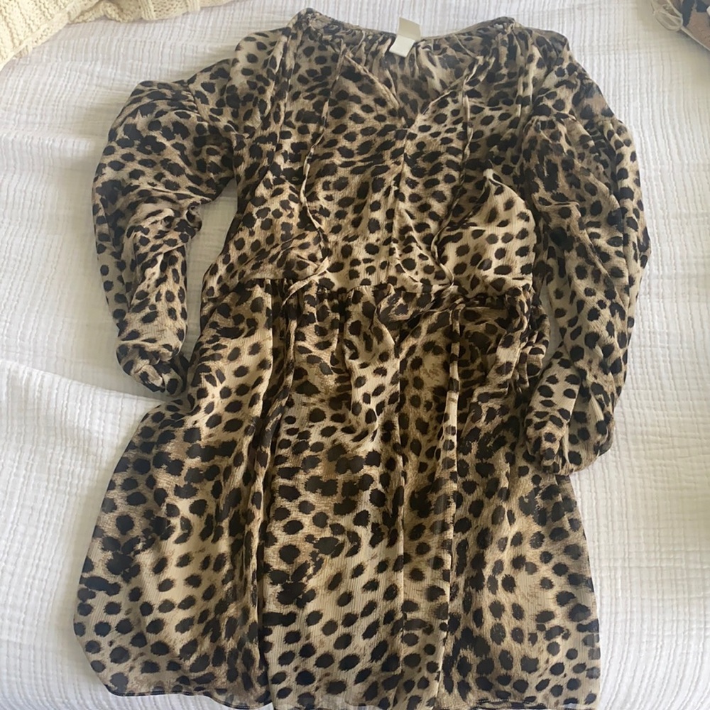 NWOT H&M Cheetah Dress